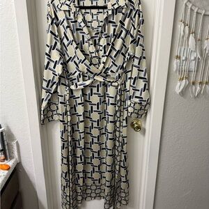 Zara Cream Cowl Neck Dolman Sleeve Sundress